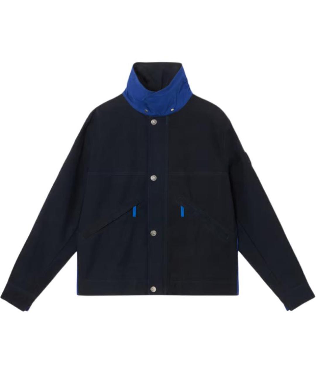 STONE ISLAND Темно-синяя куртка, фото 1