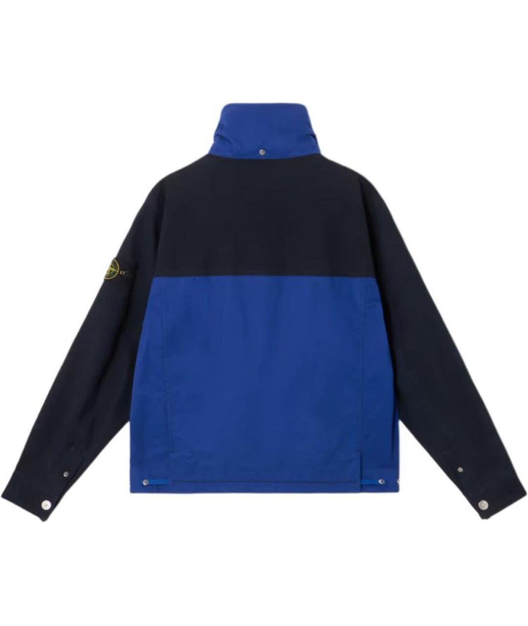 STONE ISLAND Темно-синяя куртка, фото 2