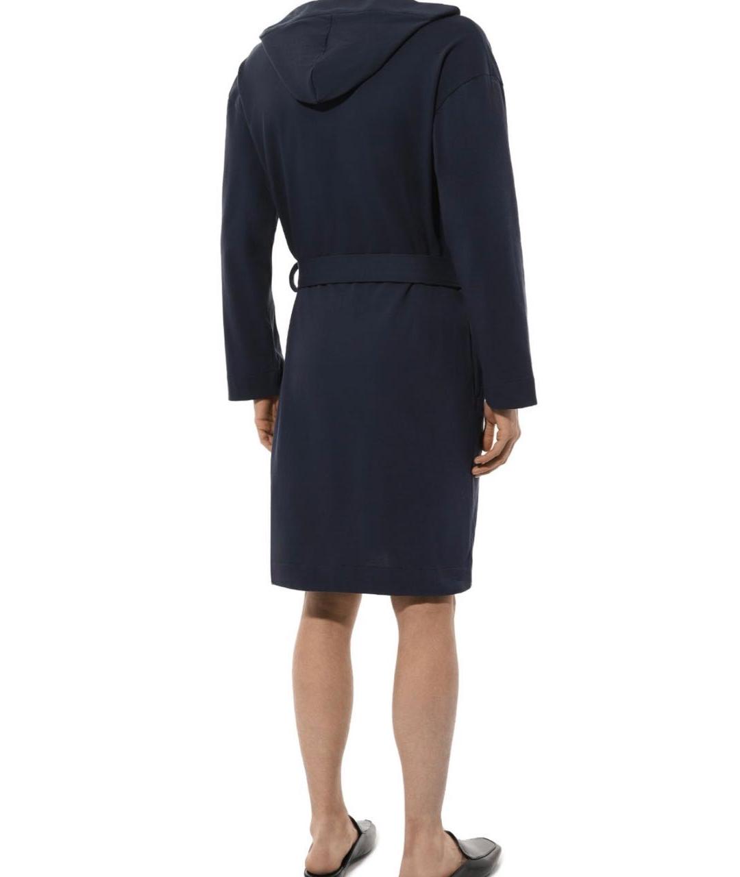 HUGO Темно-синий халат, фото 3