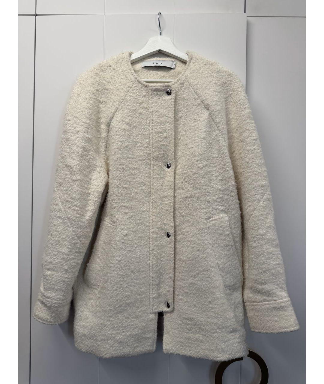 IRO Белая шерстяная куртка, фото 5
