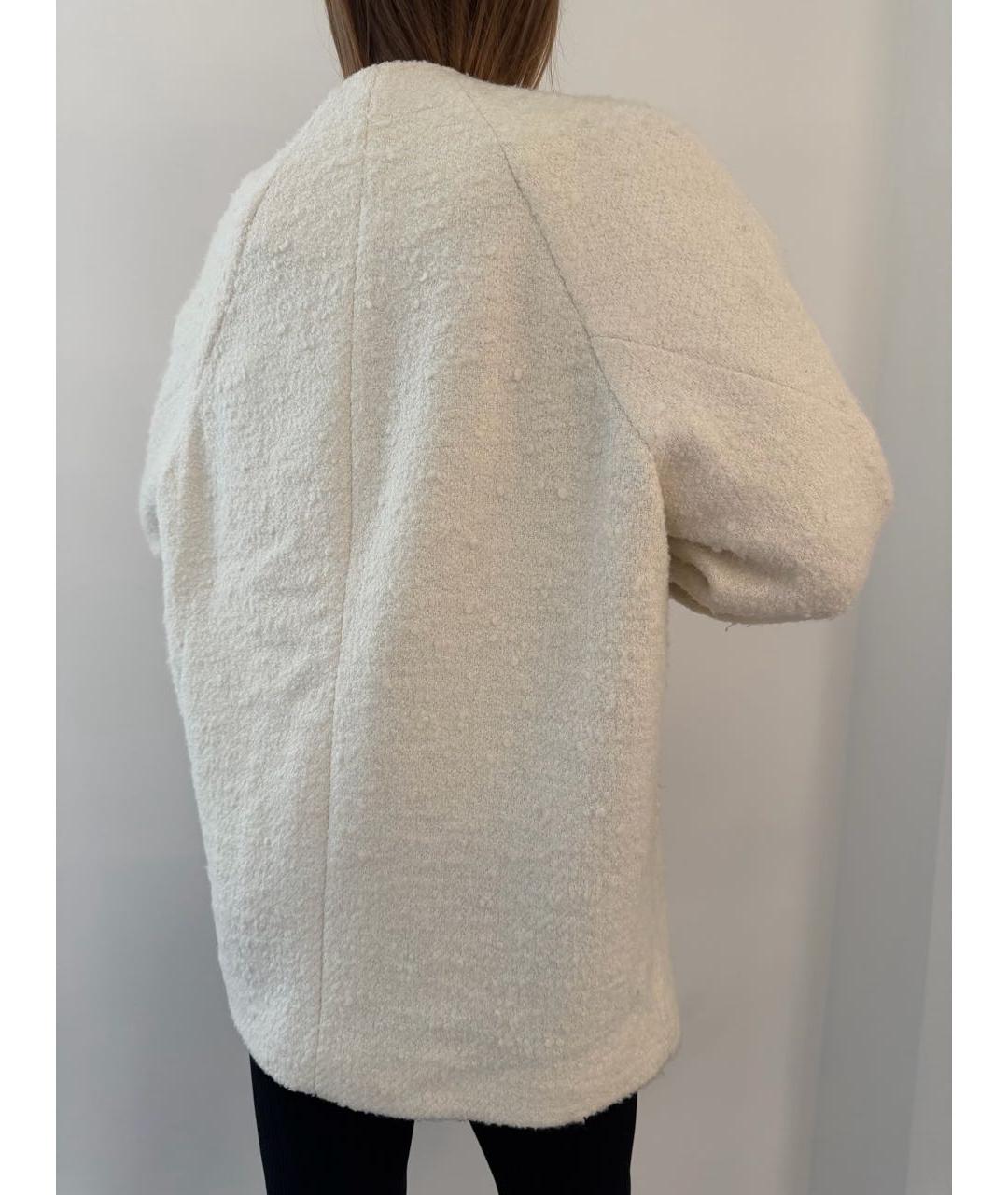 IRO Белая шерстяная куртка, фото 3