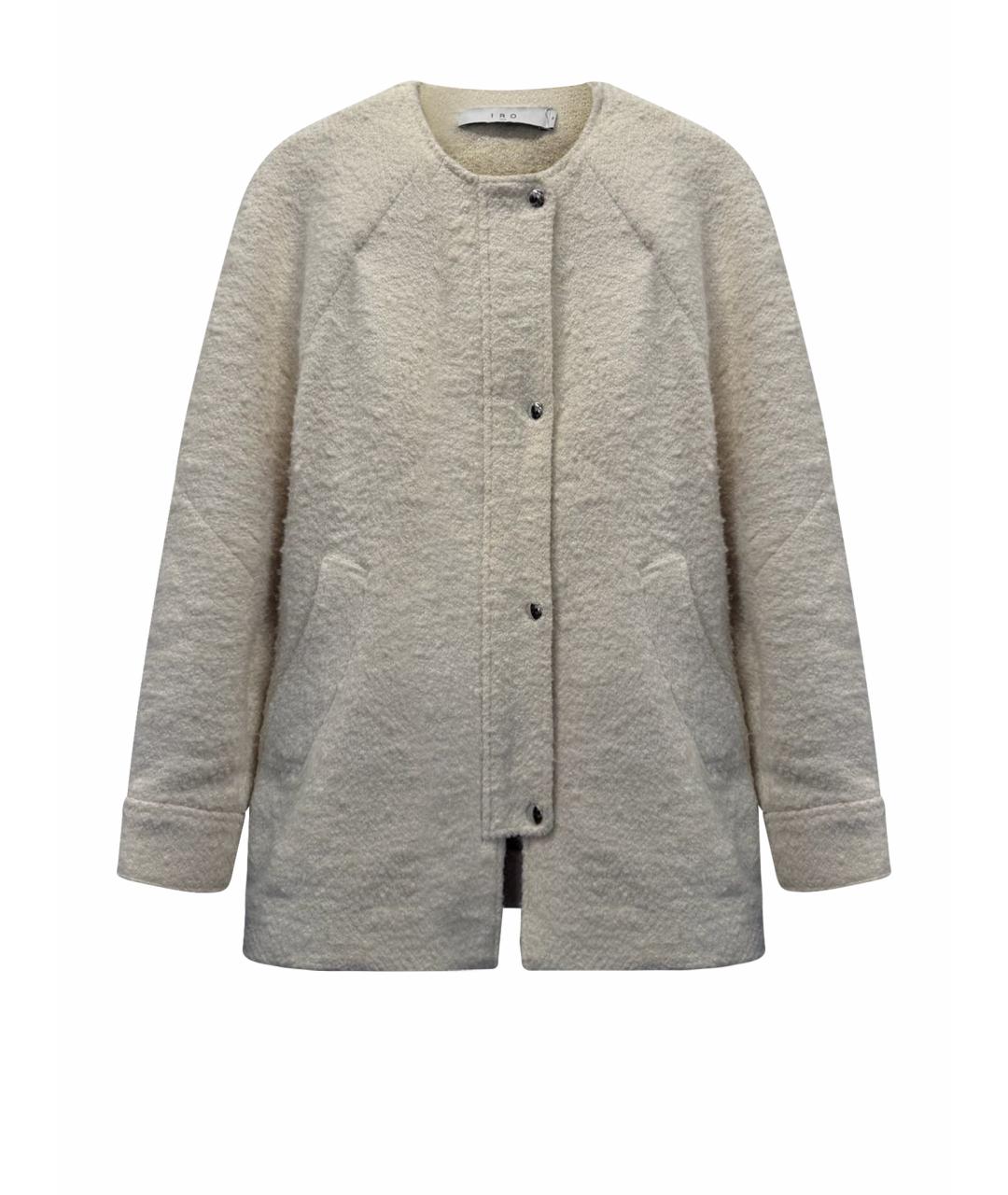 IRO Белая шерстяная куртка, фото 1
