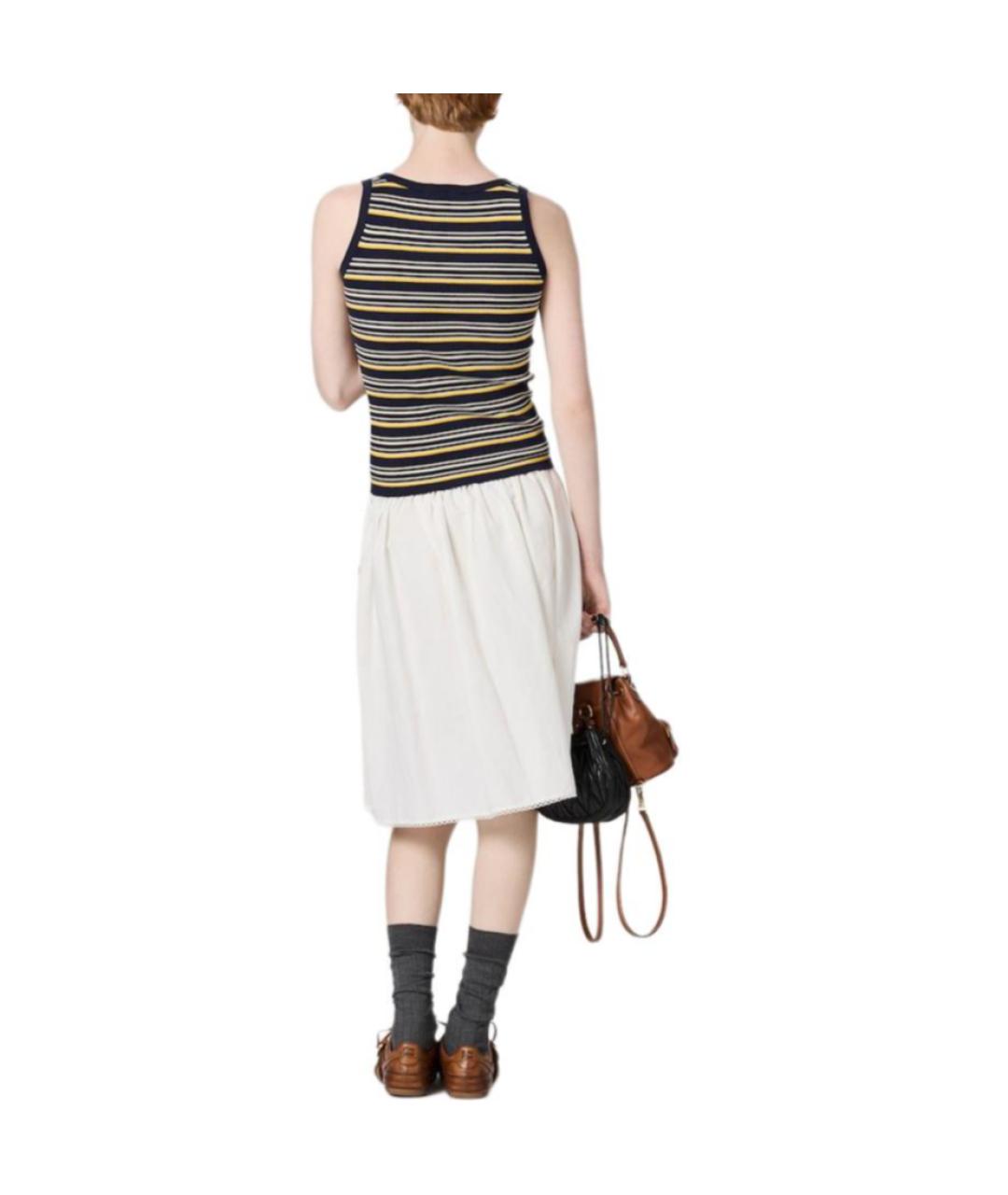 MIU MIU Синяя майка, фото 3