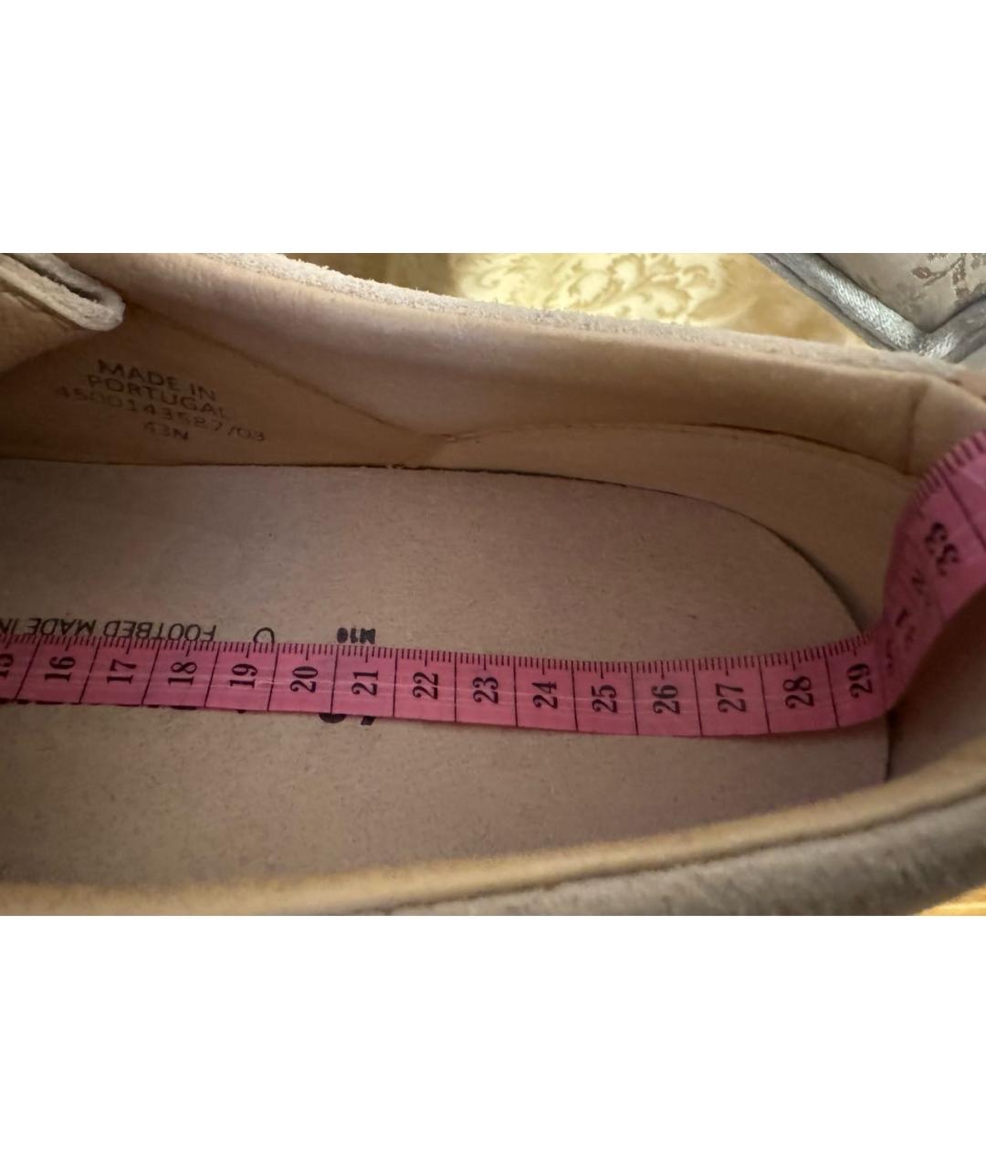 BIRKENSTOCK Бежевые замшевые мокасины, фото 5