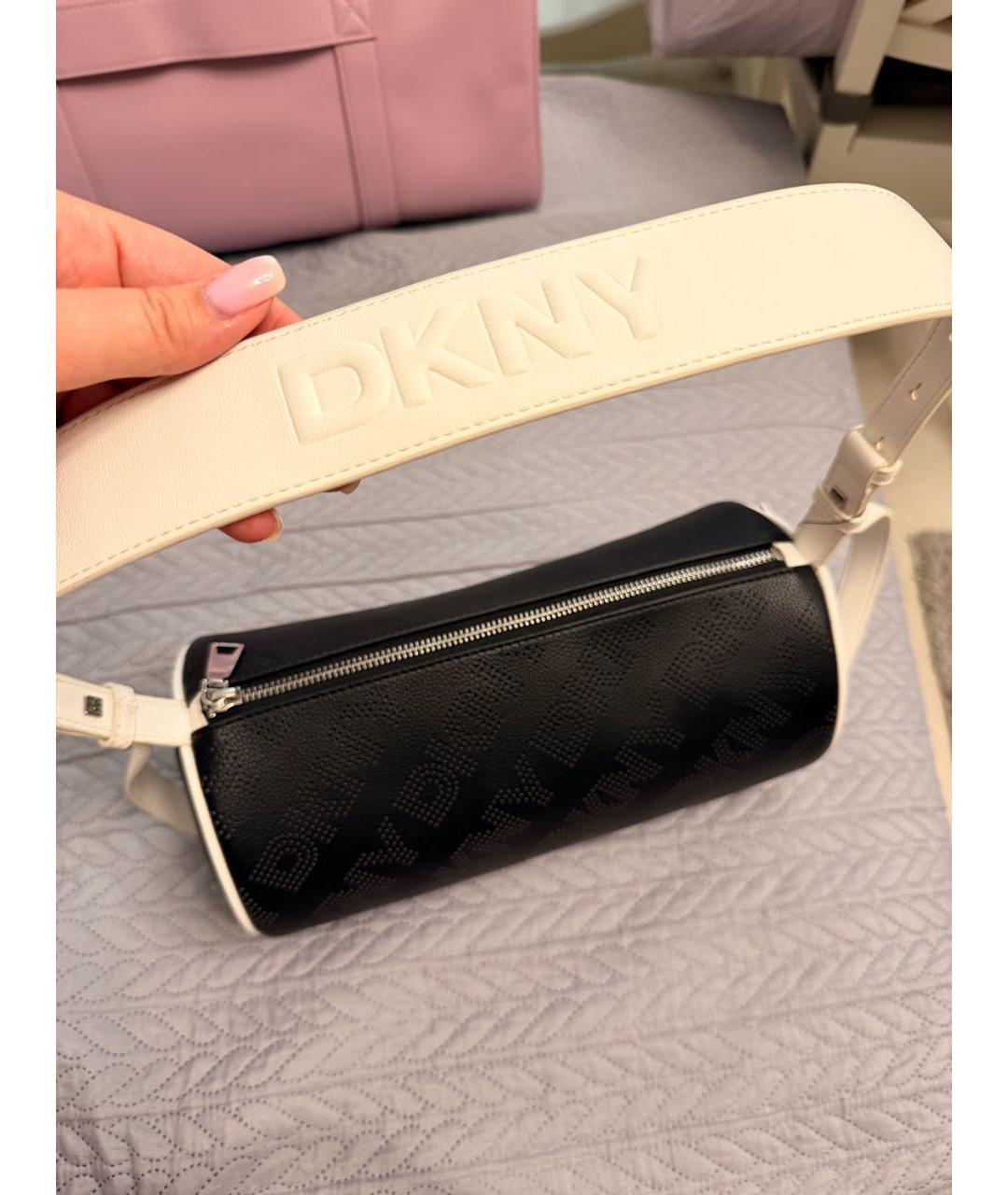 DKNY Черная сумка с короткими ручками, фото 2