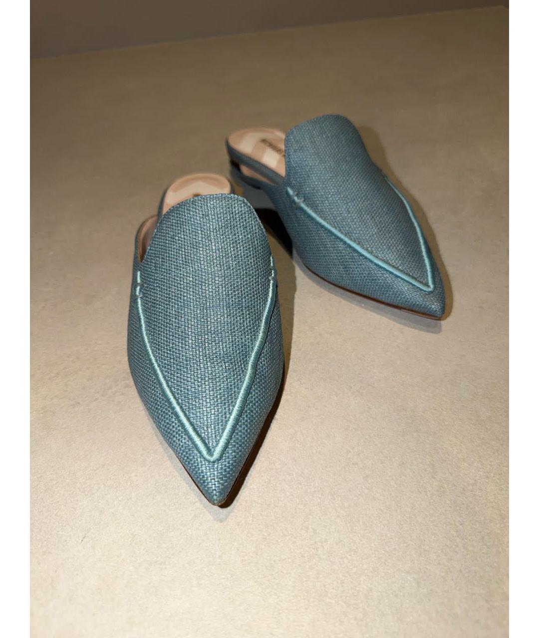 NICHOLAS KIRKWOOD Голубые мюли, фото 4