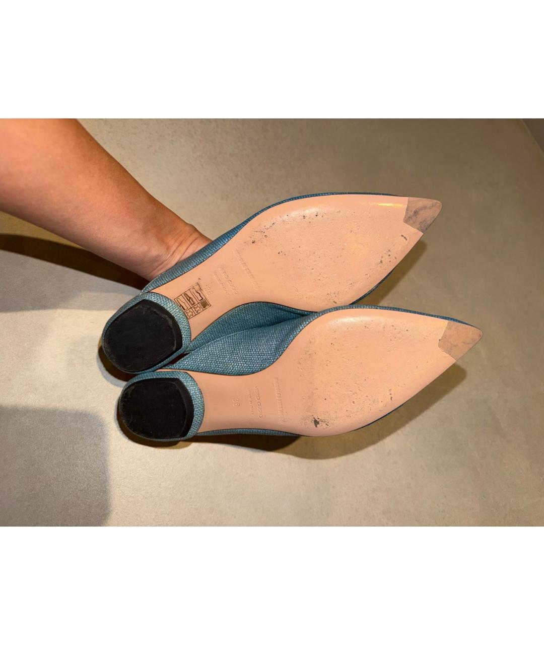 NICHOLAS KIRKWOOD Голубые мюли, фото 5