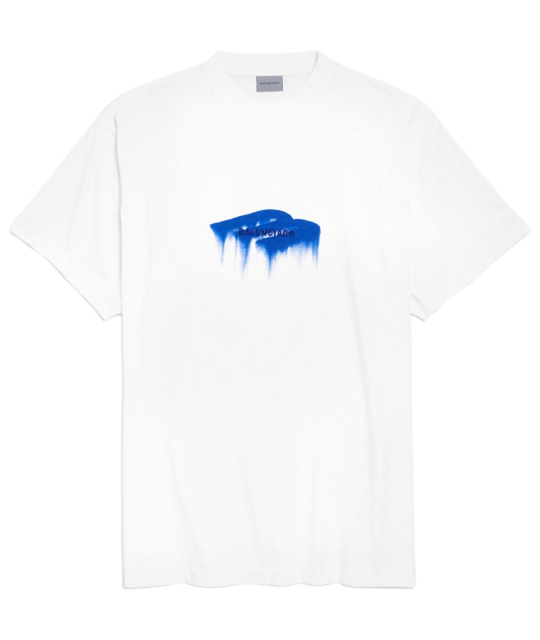 BALENCIAGA Белая футболка, фото 1