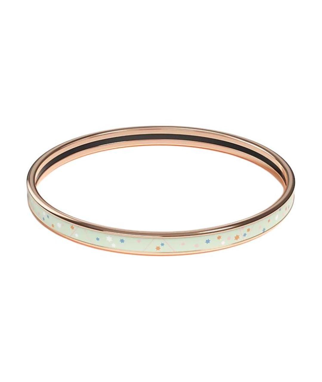 HERMES Бирюзовый браслет из розового золота, фото 2