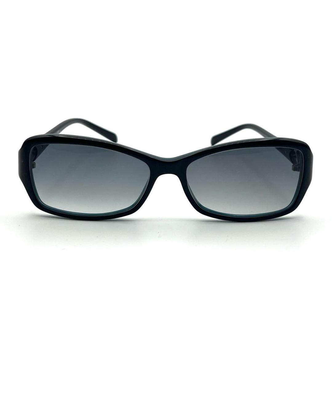 VALENTINO Черные пластиковые солнцезащитные очки, фото 2