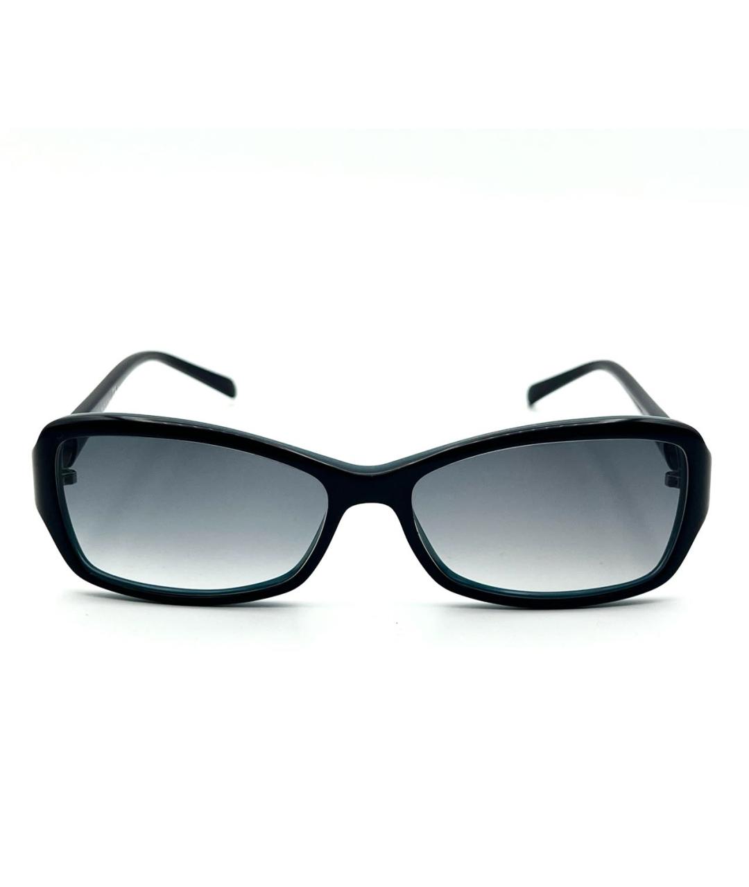 VALENTINO Черные пластиковые солнцезащитные очки, фото 3