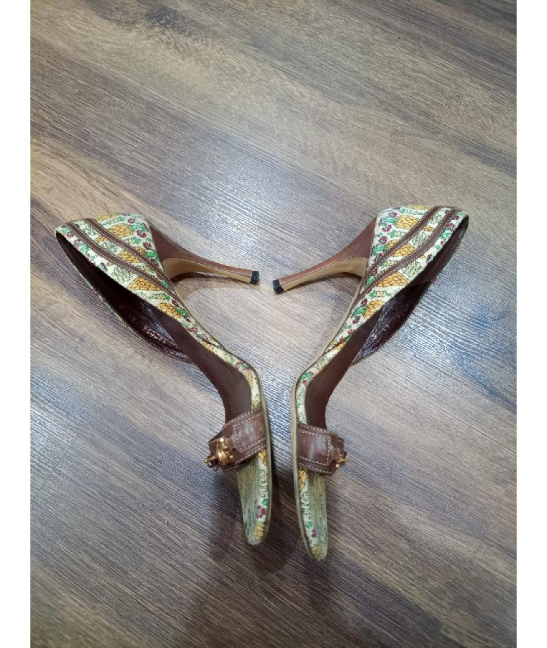 GUCCI Мульти кожаные туфли, фото 8