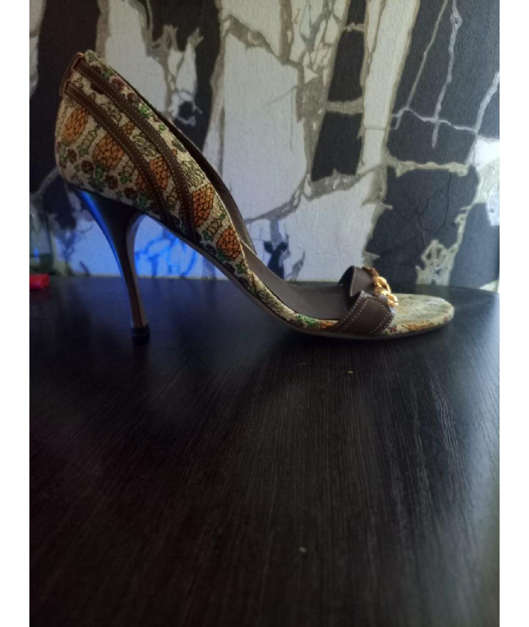 GUCCI Мульти кожаные туфли, фото 10