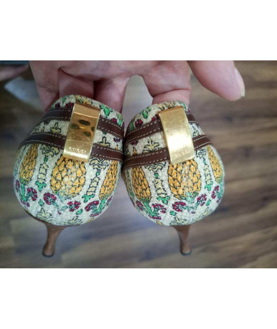 GUCCI Мульти кожаные туфли, фото 3