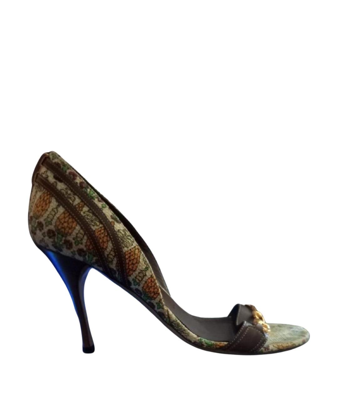 GUCCI Мульти кожаные туфли, фото 1