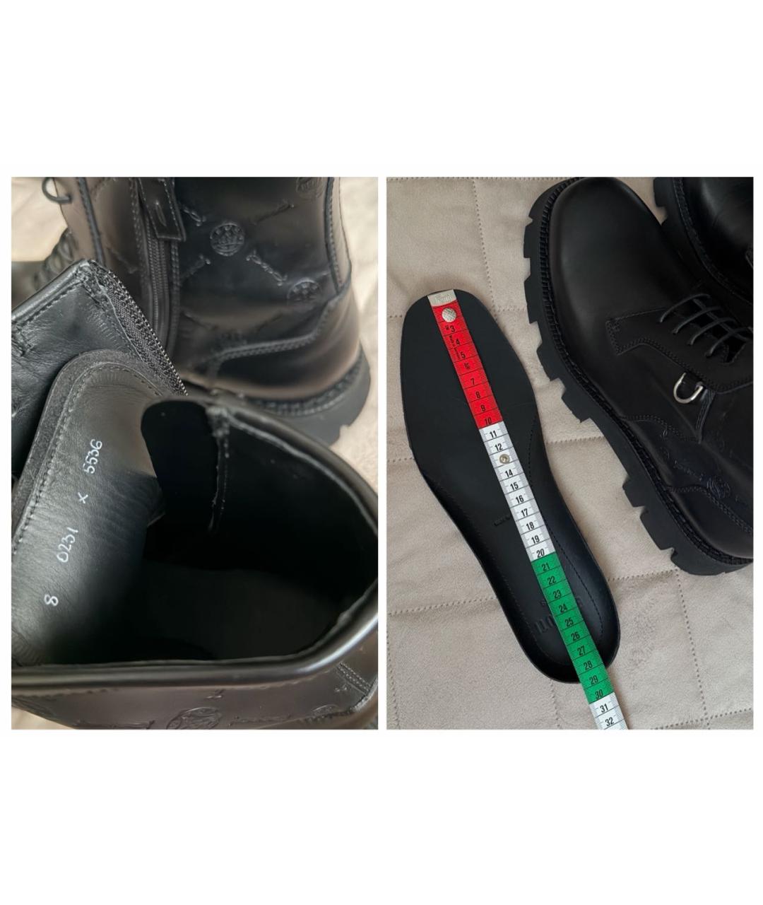 BERLUTI Черные кожаные высокие ботинки, фото 8