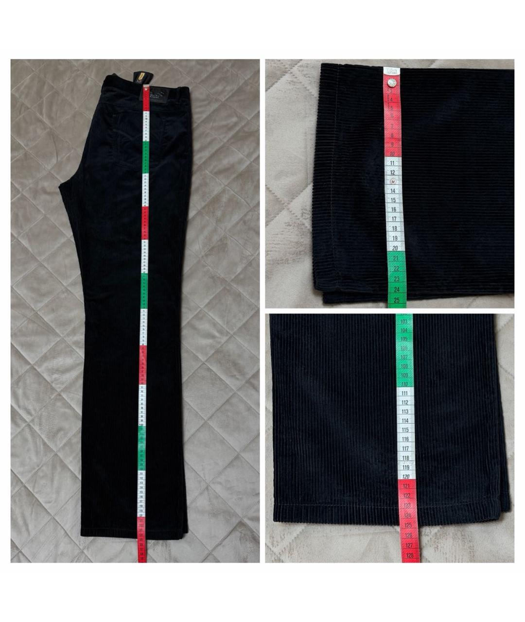 ZILLI Черные хлопковые повседневные брюки, фото 8