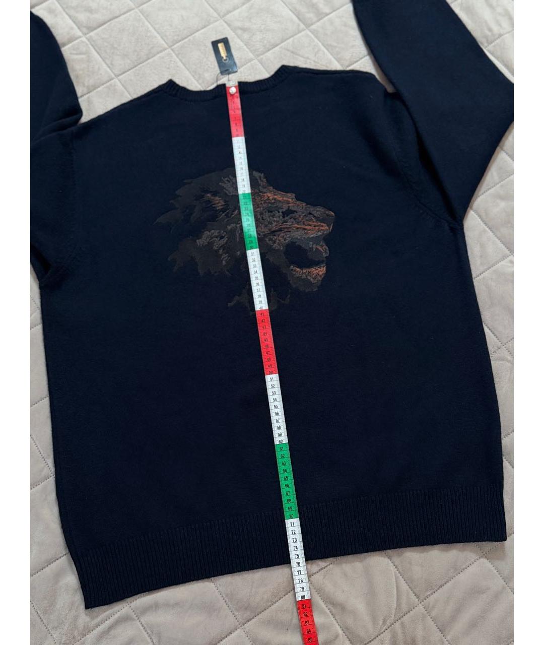 ZILLI Темно-синий кашемировый джемпер / свитер, фото 8