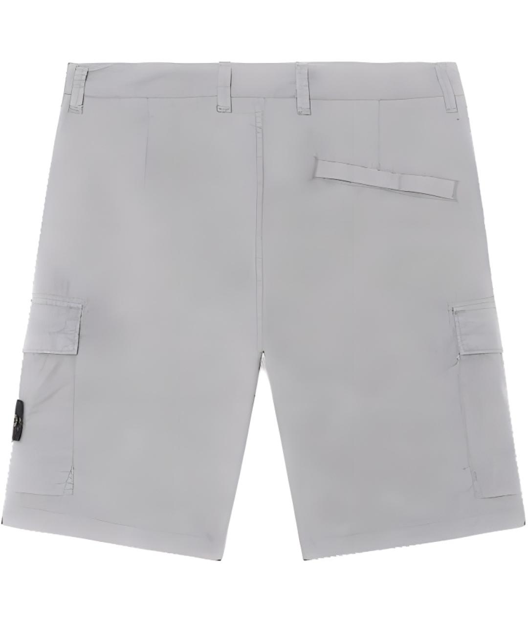 STONE ISLAND Серые шорты, фото 2