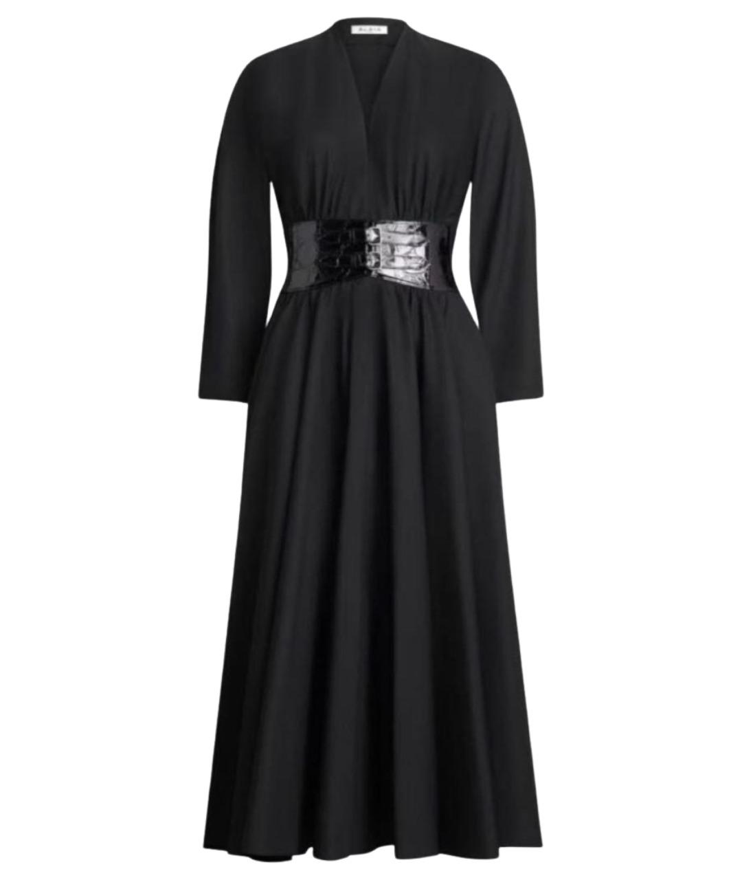 ALAIA Черное хлопковое повседневное платье, фото 1
