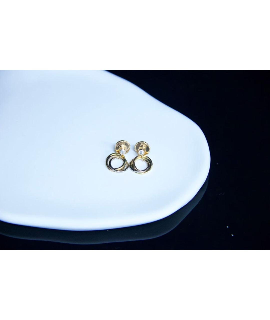 CARTIER Золотые серьги, фото 5