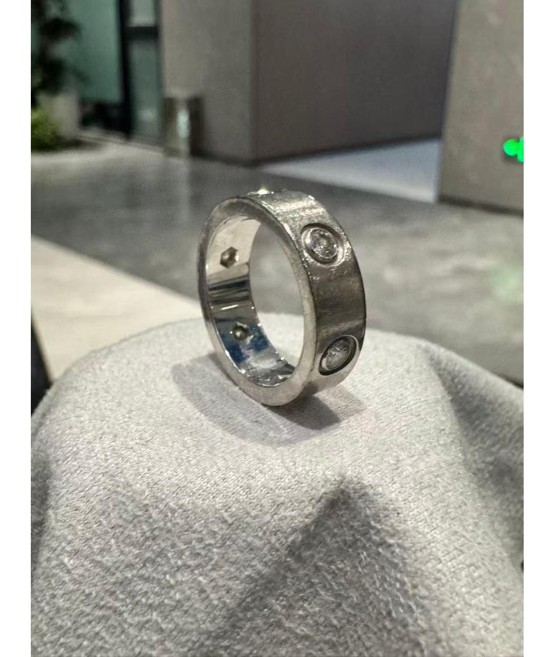 CARTIER Серебряное кольцо из белого золота, фото 3