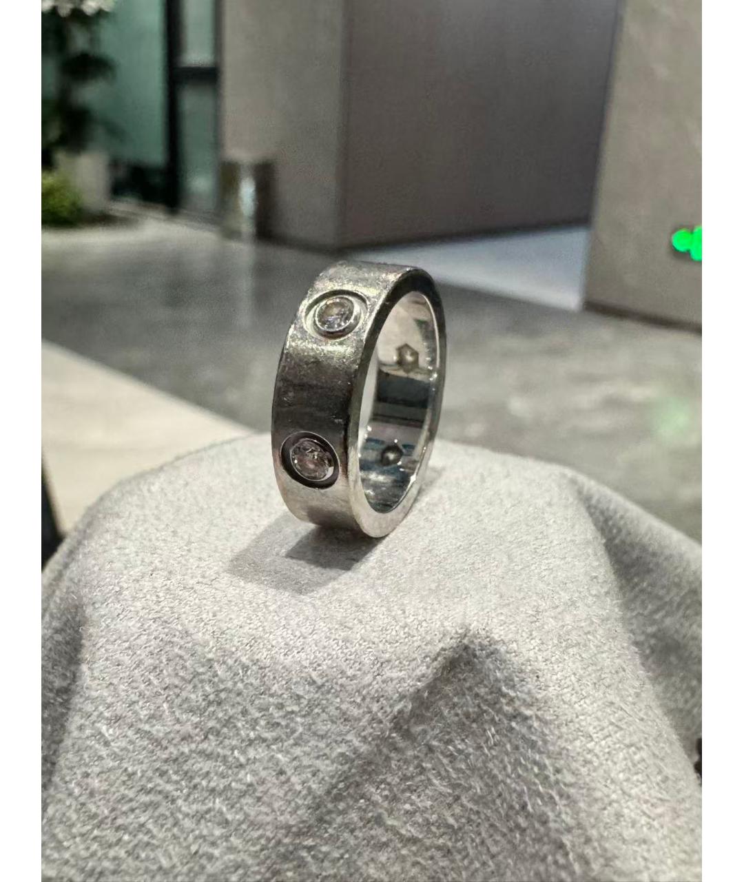 CARTIER Серебряное кольцо из белого золота, фото 4