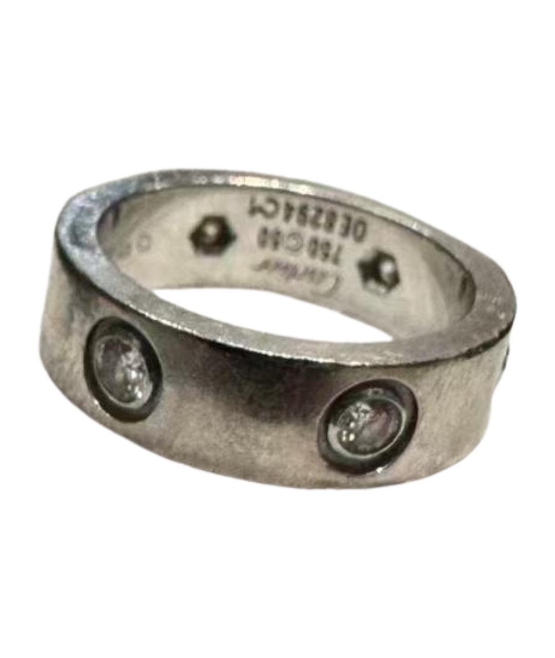 CARTIER Серебряное кольцо из белого золота, фото 1