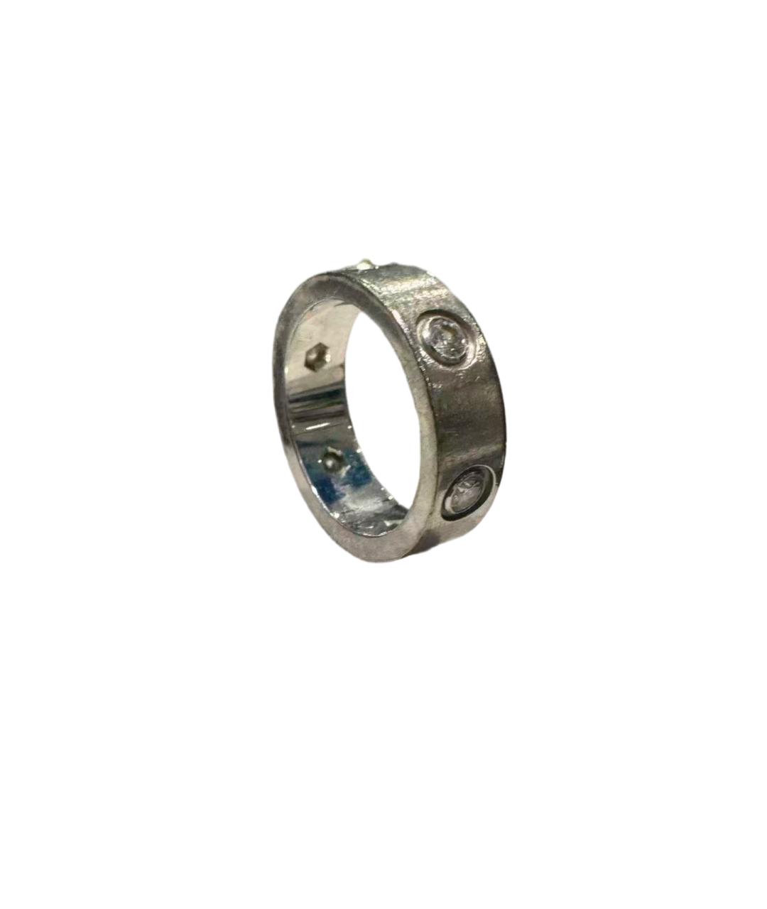 CARTIER Серебряное кольцо из белого золота, фото 2