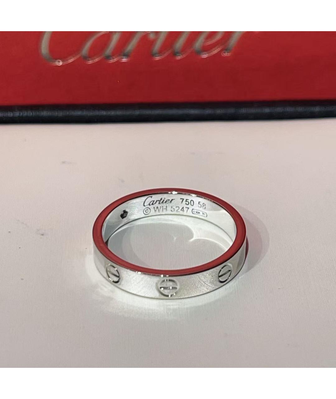 CARTIER Серебряное кольцо из белого золота, фото 4