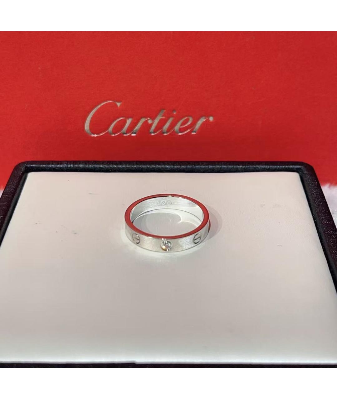 CARTIER Серебряное кольцо из белого золота, фото 3