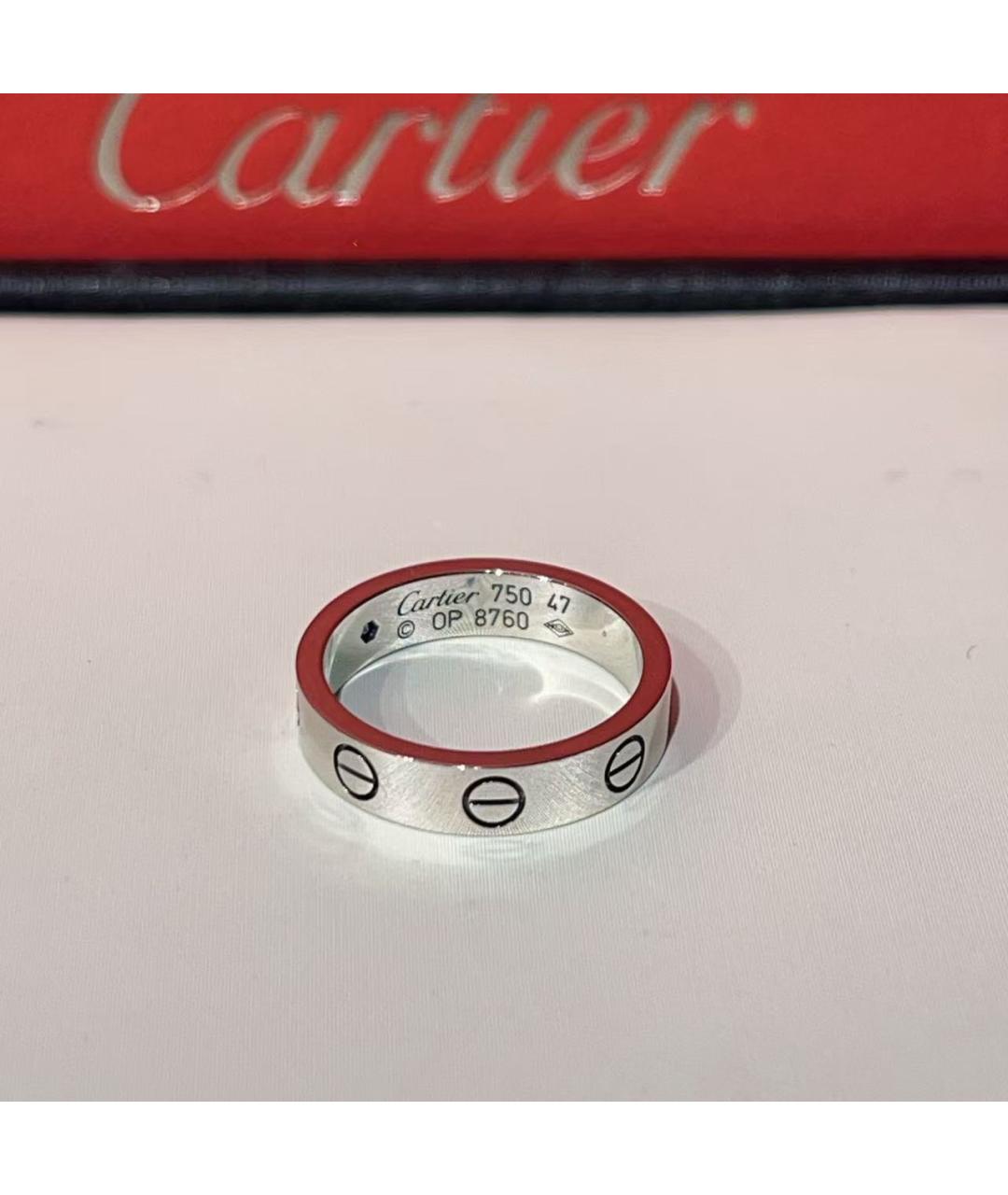 CARTIER Серебряное кольцо из белого золота, фото 3