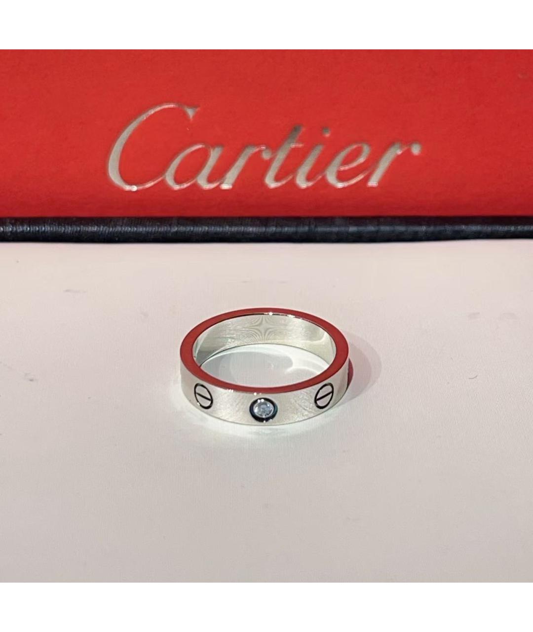 CARTIER Серебряное кольцо из белого золота, фото 2