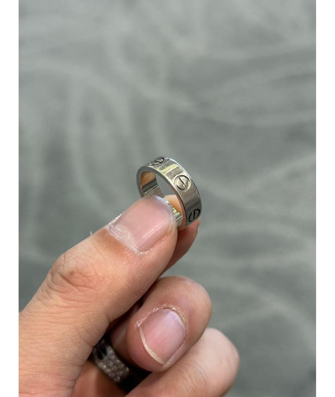 CARTIER Серебряное кольцо из белого золота, фото 3