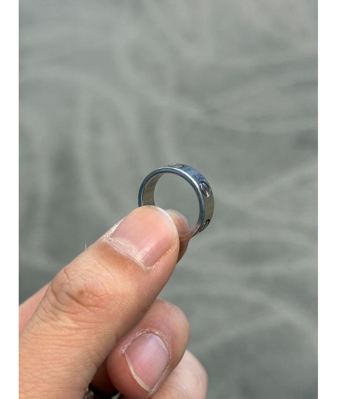 CARTIER Серебряное кольцо из белого золота, фото 5