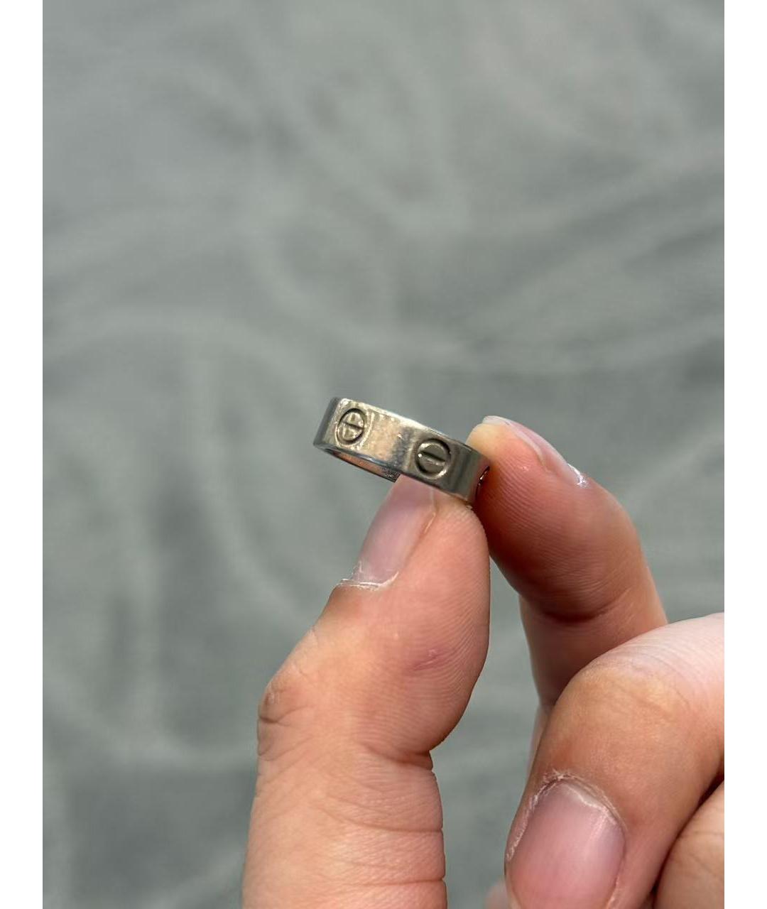 CARTIER Серебряное кольцо из белого золота, фото 4