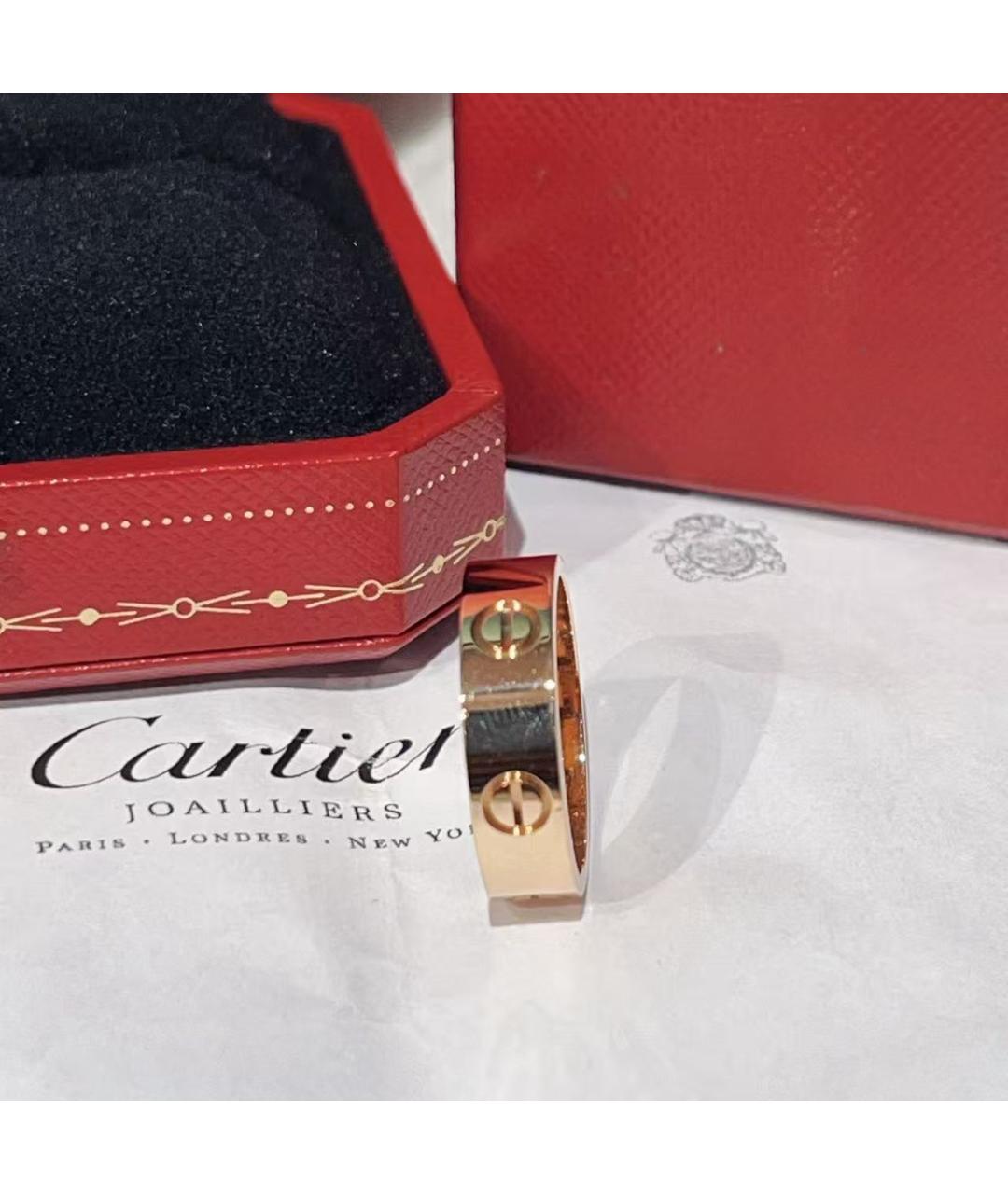 CARTIER Золотое кольцо из розового золота, фото 3