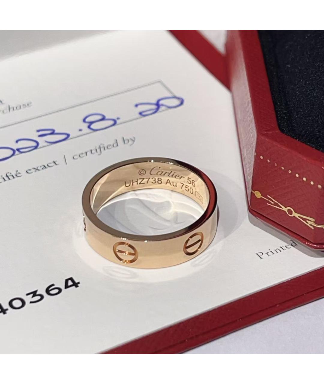 CARTIER Золотое кольцо из розового золота, фото 2