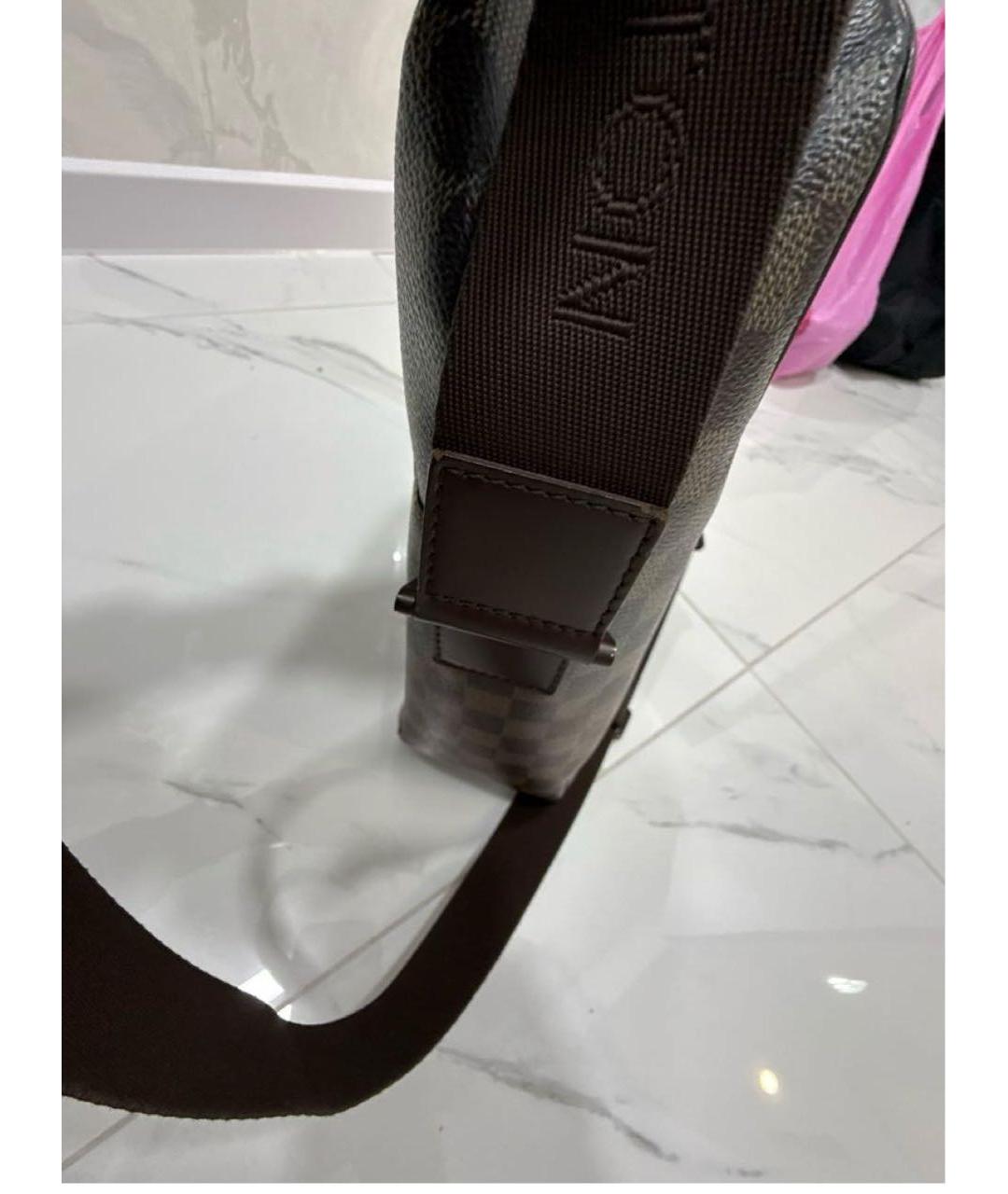 LOUIS VUITTON Коричневая сумка на плечо, фото 6