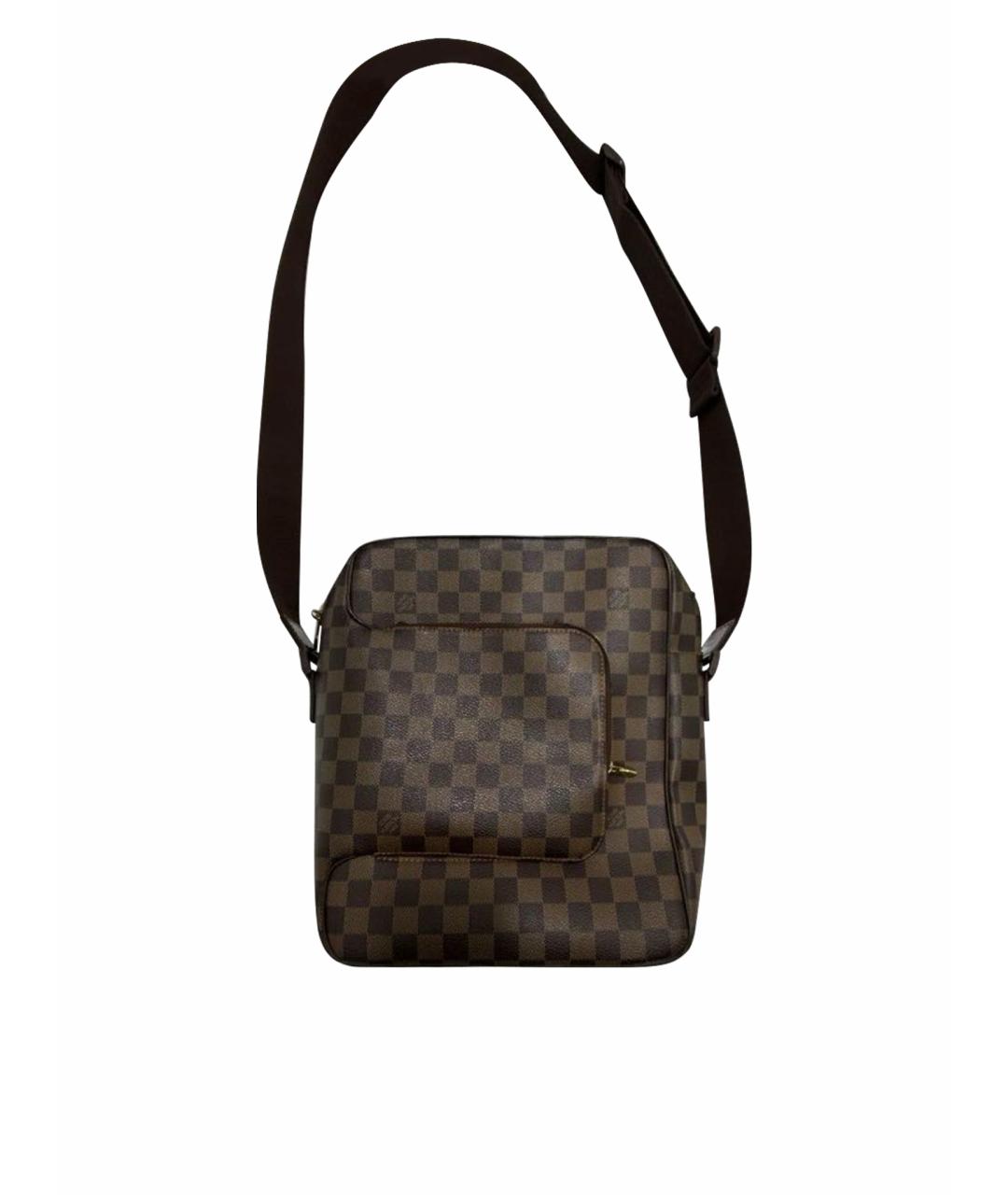 LOUIS VUITTON Коричневая сумка на плечо, фото 9