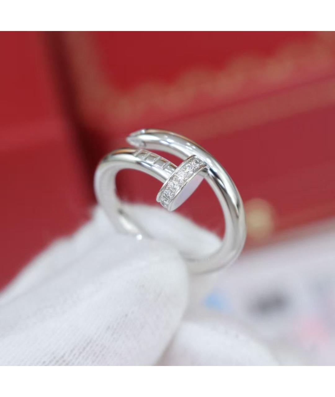 CARTIER Серебряное кольцо из белого золота, фото 6