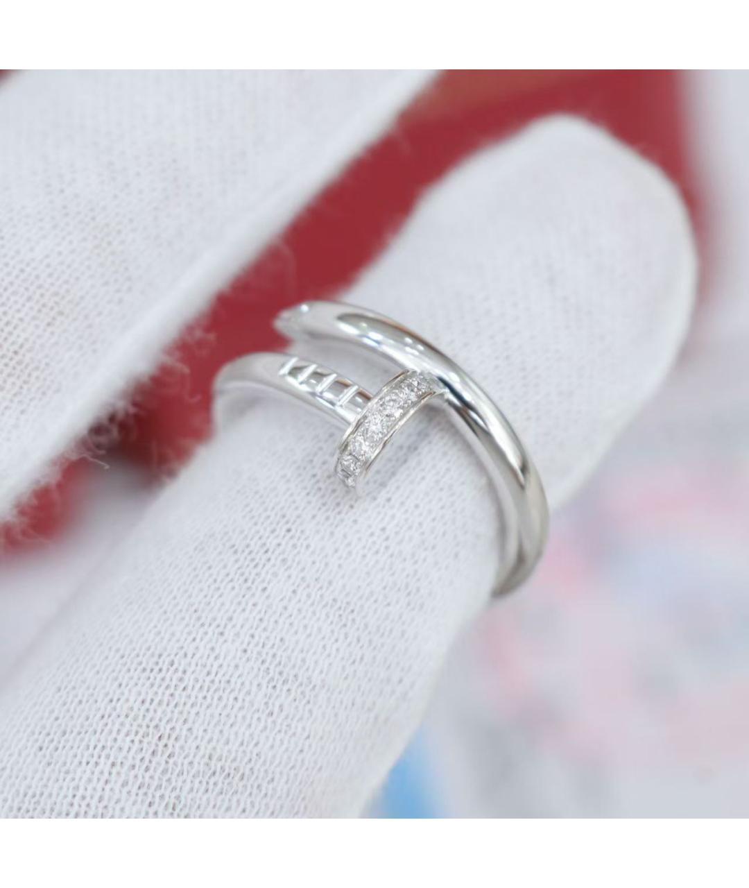 CARTIER Серебряное кольцо из белого золота, фото 4