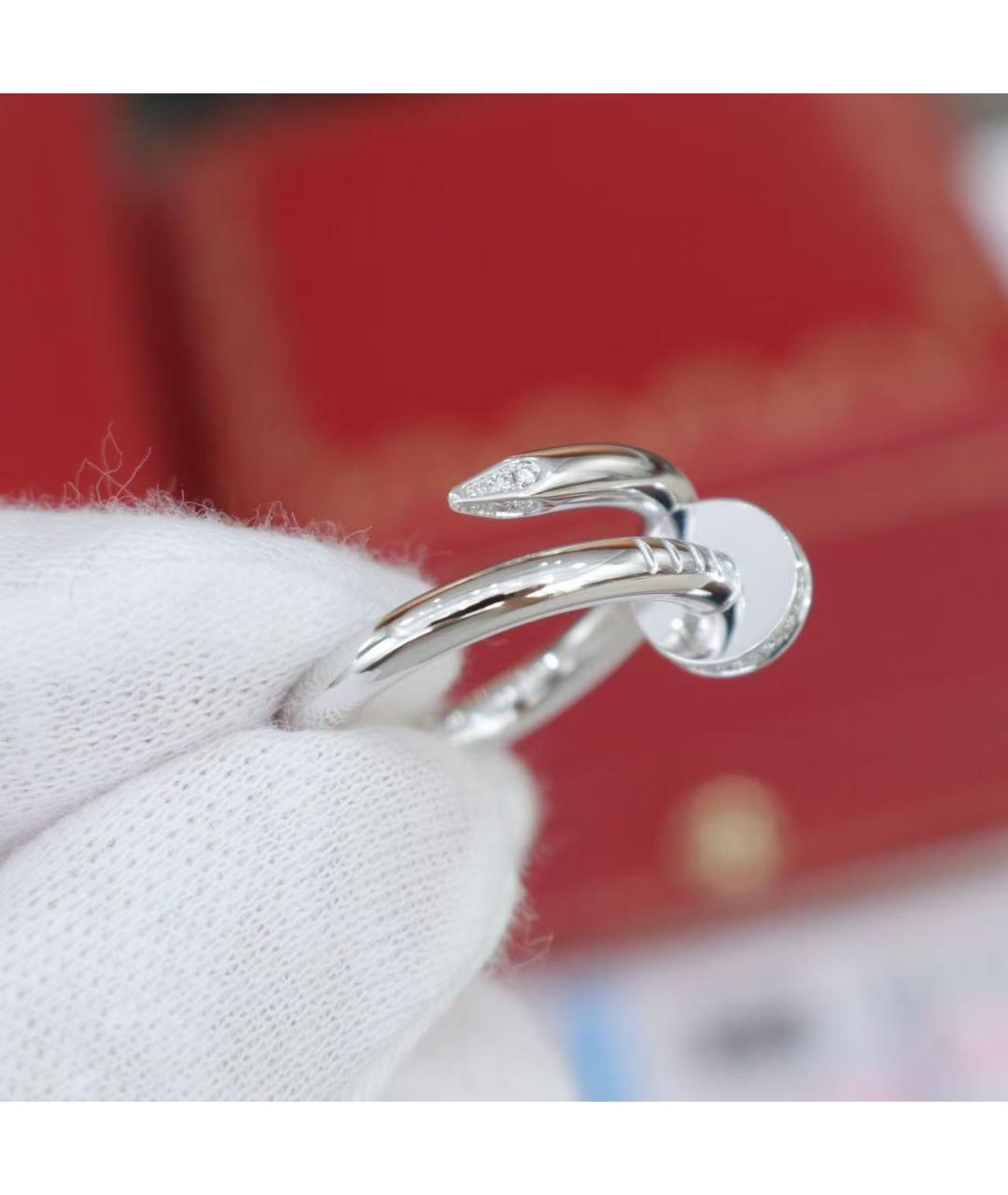 CARTIER Серебряное кольцо из белого золота, фото 5