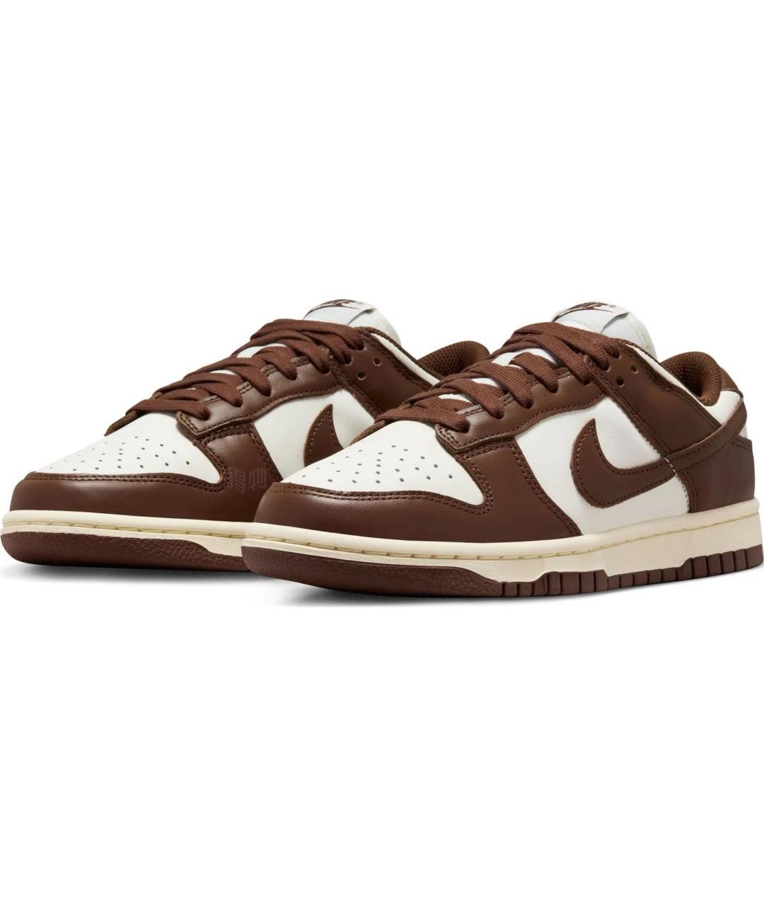 NIKE Коричневые кожаные кроссовки, фото 7