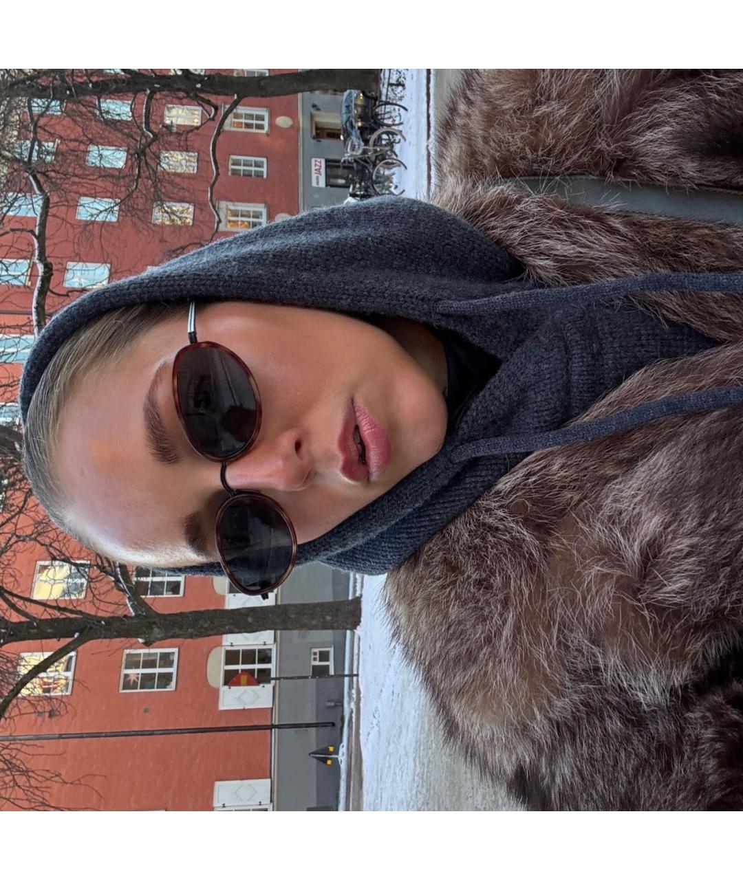 Vehla Коричневые пластиковые солнцезащитные очки, фото 8