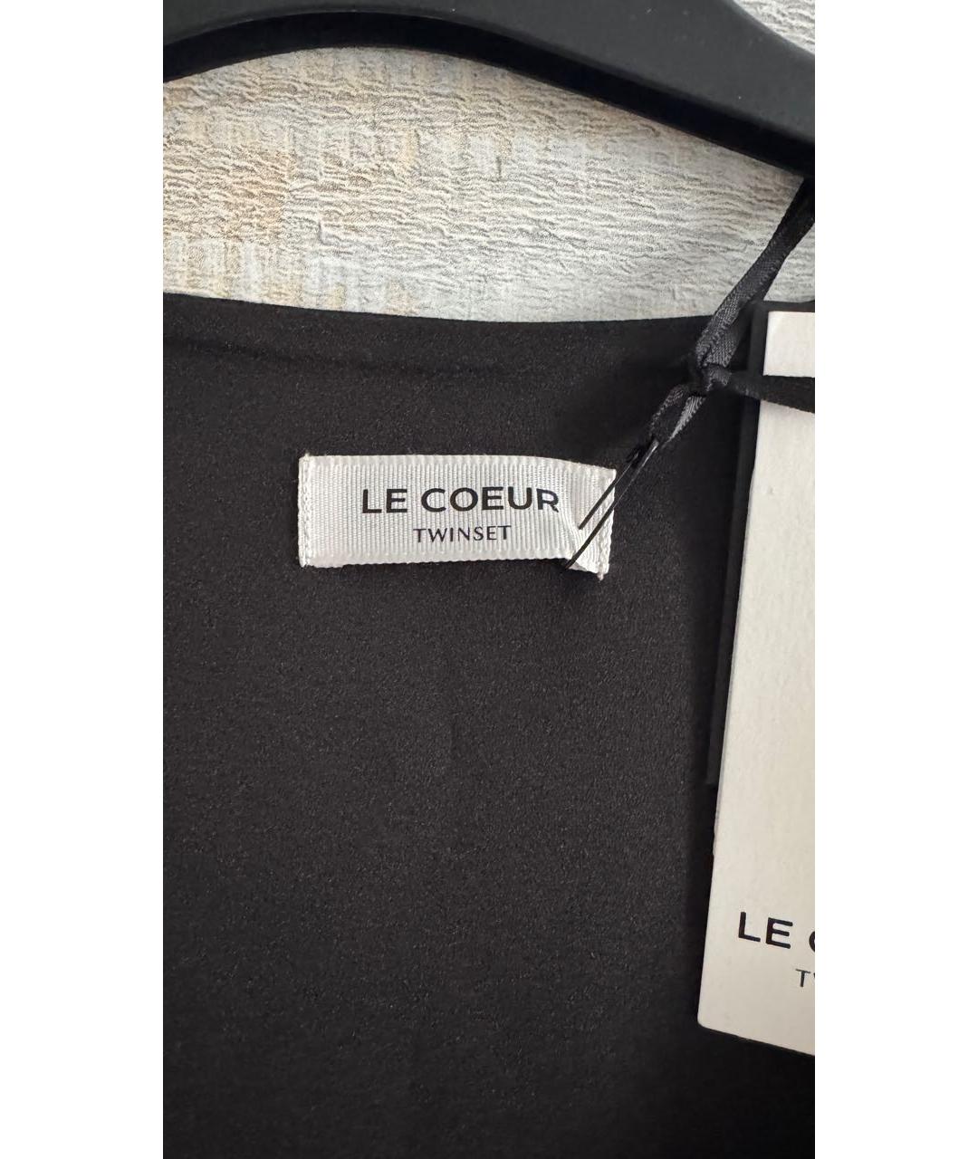 TWIN-SET Антрацитовое полиэстеровое повседневное платье, фото 6