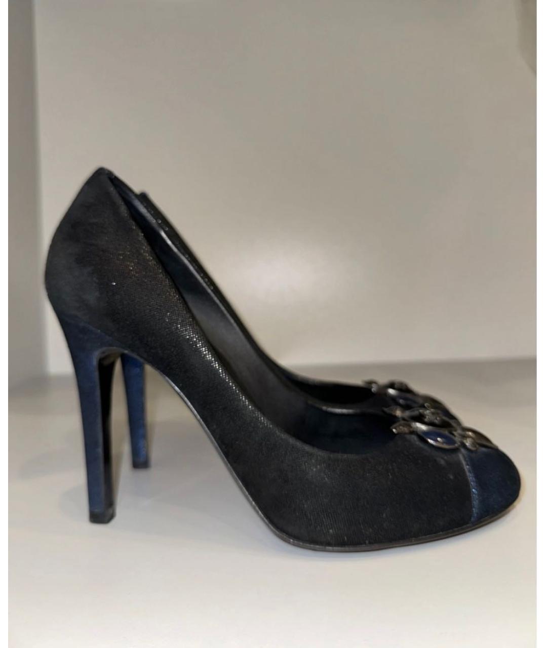 CHANEL Темно-синие туфли, фото 6
