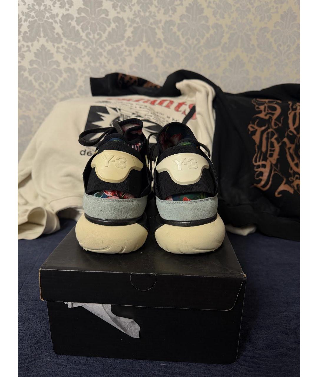 YOHJI YAMAMOTO Мульти текстильные высокие кроссовки / кеды, фото 7