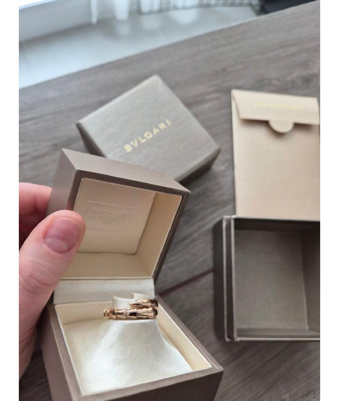 BVLGARI Розовое кольцо из розового золота, фото 2