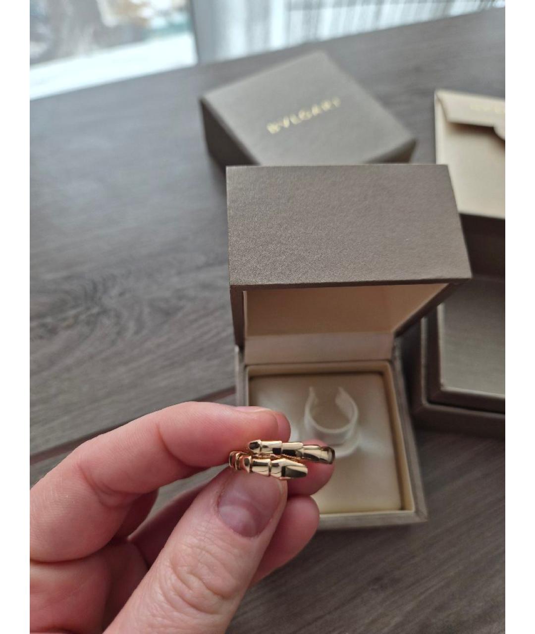 BVLGARI Розовое кольцо из розового золота, фото 4